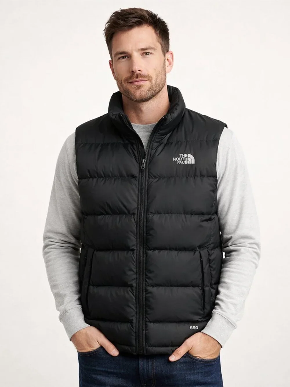 The Northface Down Vest Black Size Large